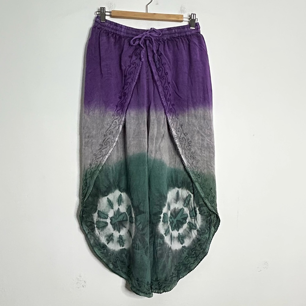 Purple My Choice Rayon Harem Pants